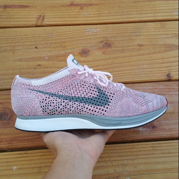 Nike Other - Nike Flyknit Fly Knit Racer Strawberry Walking